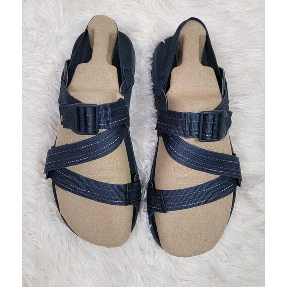 Chaco Lowdown Strappy Active Sandals Mens Size 9 Navy Style JCH107273 Adjustable main image 8